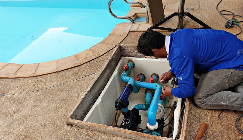 Local Pool Pump Installation pros at work